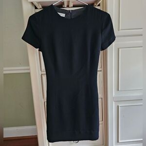 bebe Short Sleeve Black Dress Size Medium. Excellent Condition!